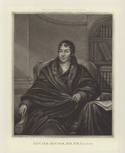 Edward Jenner, angielski lekarz i naukowiec autorstwa English School