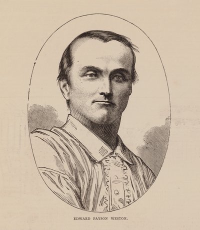 Edward Payson Weston (rycina) autorstwa English School
