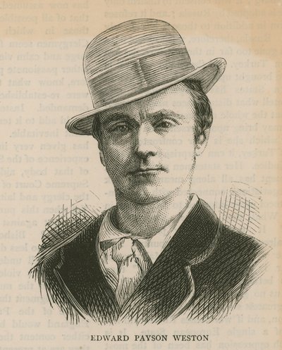 Edward Payson Weston autorstwa English School