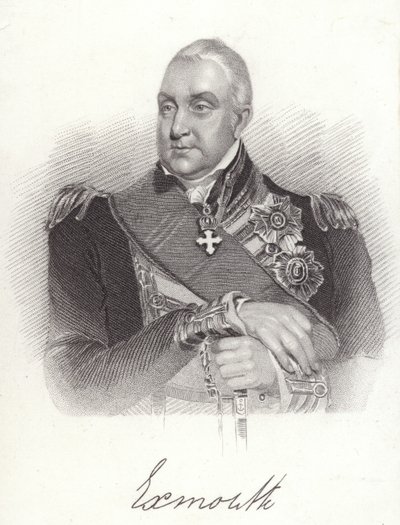 Edward Pellew, 1. wicehrabia Exmouth, admirał brytyjski autorstwa English School
