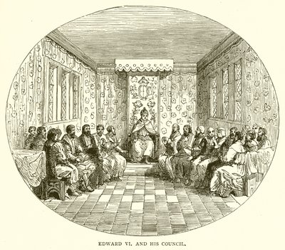 Edward VI i jego Rada autorstwa English School
