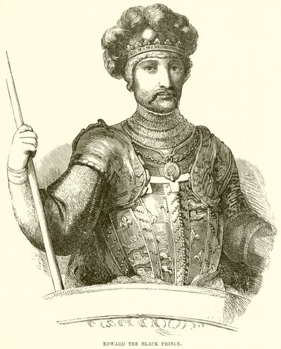 Edward Czarny Książę autorstwa English School