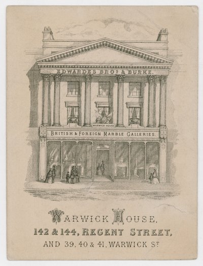 Edwardes Brothers & Burke, karta handlowa autorstwa English School