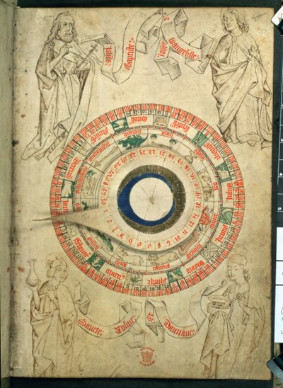 Egerton Ms 2575 fol.51 Cyrulik-chirurg, koniec XV w. (welum) autorstwa English School