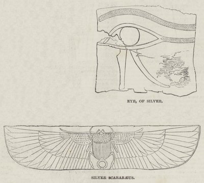 Starożytności egipskie (grawerowanie) autorstwa English School