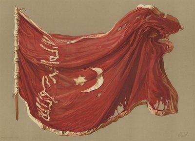 Egipski standard Sinkat (chromolitho) autorstwa English School