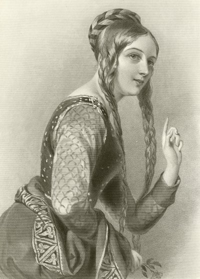 Eleonora Akwitańska, królowa króla Henryka II autorstwa English School