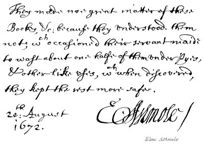 Elias Ashmole autorstwa English School