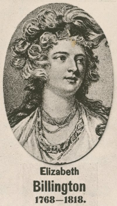 Elizabeth Billington (grawiura) autorstwa English School