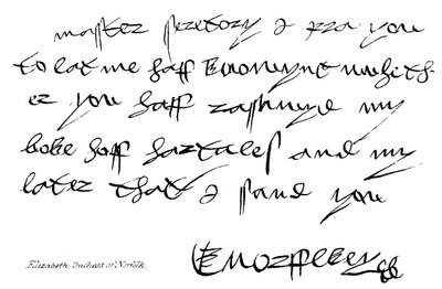 Elżbieta, księżna Norfolk autorstwa English School