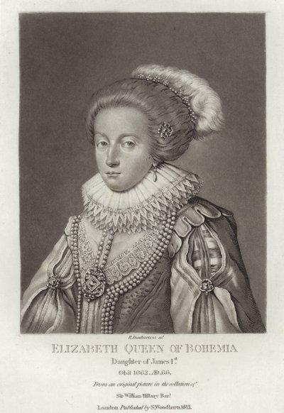 Elżbieta, królowa Czech autorstwa English School