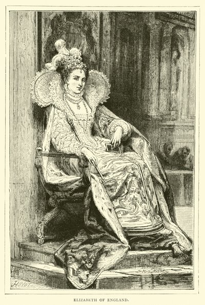 Elżbieta Anglii autorstwa English School