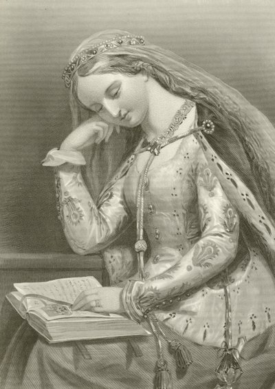 Elżbieta York, królowa króla Henryka VII autorstwa English School