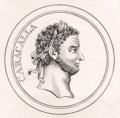 Cesarz Karakalla, ze „Słownika historycznego Krabba”, opublikowanego w 1825 r. autorstwa English School