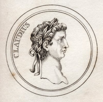 Cesarz Klaudiusz, ze „Słownika historycznego Krabba”, opublikowanego w 1825 r. autorstwa English School