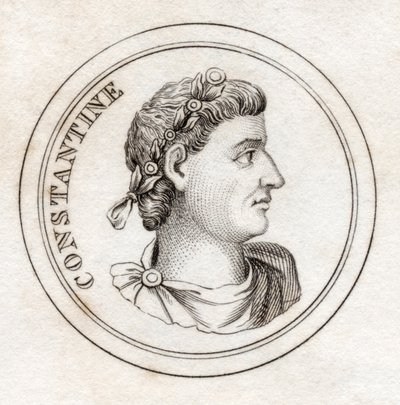 Cesarz Konstantyn, ze „Słownika historycznego Krabba”, opublikowanego w 1825 r. autorstwa English School