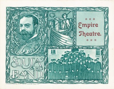 Empire Theatre, Londyn, z Sousa i jego Band autorstwa English School