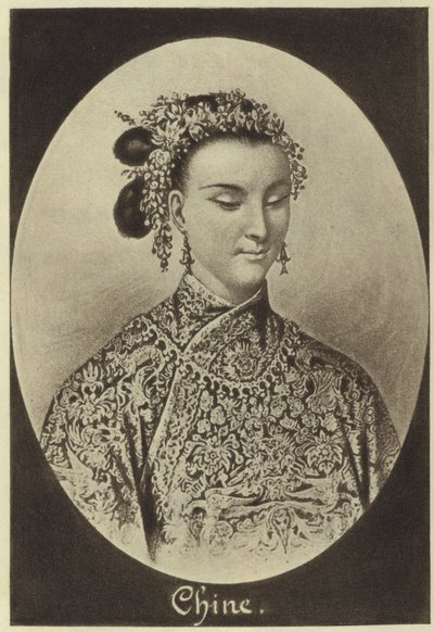 Cesarzowa wdowa Cixi (fotograwiura) autorstwa English School