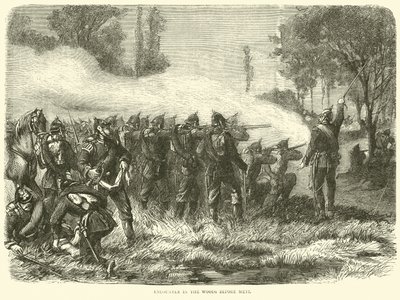 Spotkanie w lesie przed Metz, październik 1870 autorstwa English School