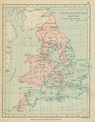 Anglia i Walia (druk kolorowy) autorstwa English School