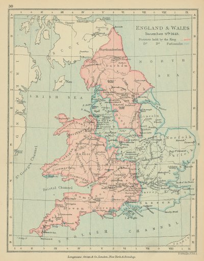 Anglia i Walia (druk kolorowy) autorstwa English School