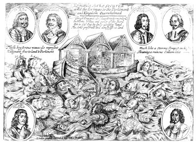 Anglias Ark zabezpieczone i wrogowie do parlamentu i królestwa przytłoczeni, 1645-46 autorstwa English School