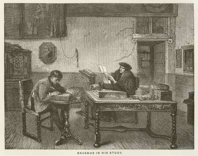 Erasmus w swoim studium autorstwa English School