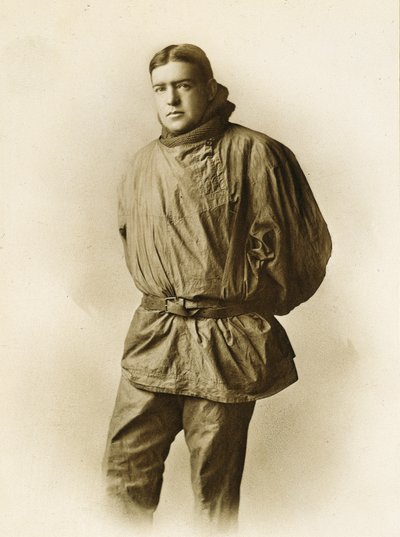 Ernest Shackleton (zdjęcie czarno-białe) autorstwa English School