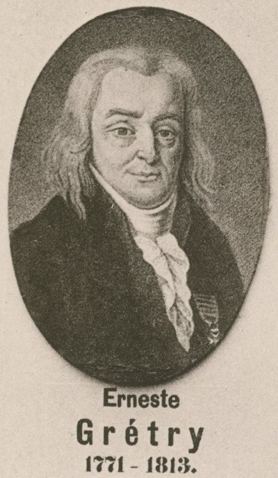 Erneste Gretry (Grawerowanie) autorstwa English School
