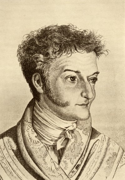 Ernst Theodor Amadeus Hoffmann (1776-1822) (grafika) autorstwa English School