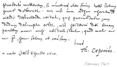 Erpeniusz (Thos) autorstwa English School