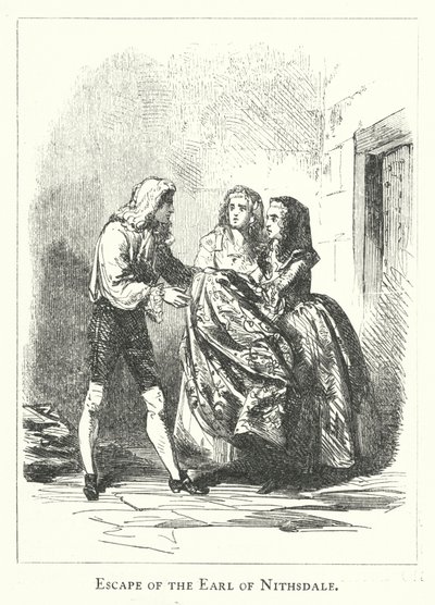 Ucieczka hrabiego Nithsdale autorstwa English School