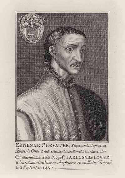 Estienne Chevalier (grafika) autorstwa English School