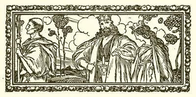 Ethelbert i Bertha autorstwa English School