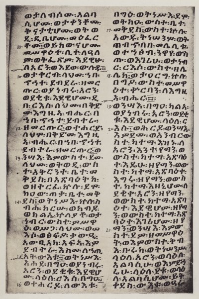 Etiopski (litografia) autorstwa English School