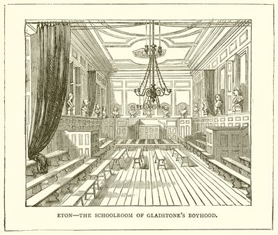 Eton — Szkoła Gladstones Boyhood autorstwa English School