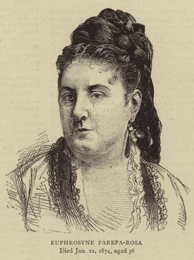 Euphrosyne Parepa-Rosa (grawerowanie) autorstwa English School