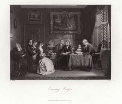 Modlitwa wieczorna autorstwa English School