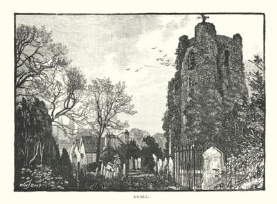 Ewell (grawerunek) autorstwa English School