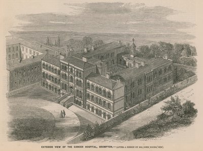 Widok zewnętrzny szpitala onkologicznego, Brompton autorstwa English School