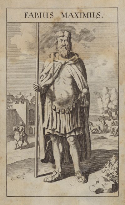 Fabius Maximus , rzymski polityk i generał (grafika) autorstwa English School