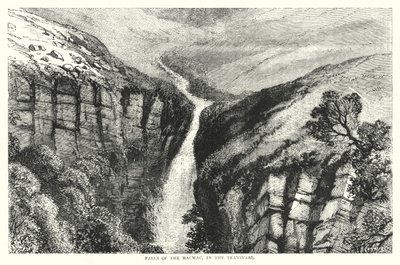 Falls of the Macmac, w Transwalu (rycina) autorstwa English School