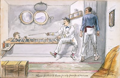 Mocno spięty od głowy do korony...”, ok. 1880. autorstwa English School