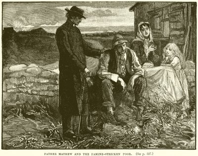 Pater Mathew und die hungernden Armen von English School