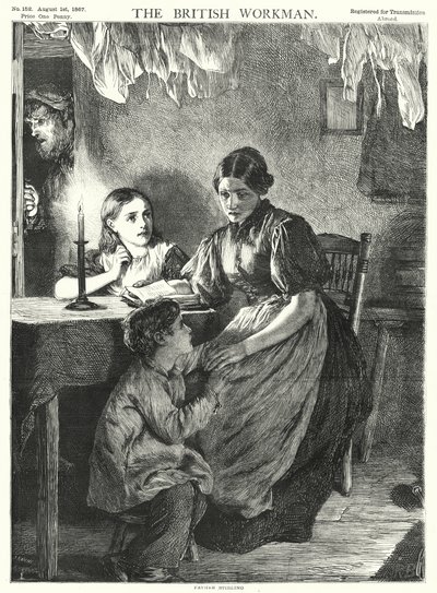 Ojciec Stirling (grawerunek) autorstwa English School