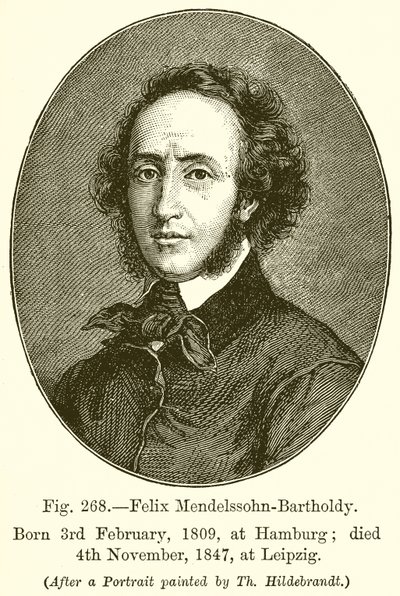 Feliks Mendelssohn Bartholdy autorstwa English School