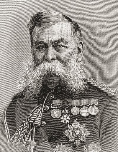Feldmarszałek Sir John Linthorn Arabin Simmons autorstwa English School