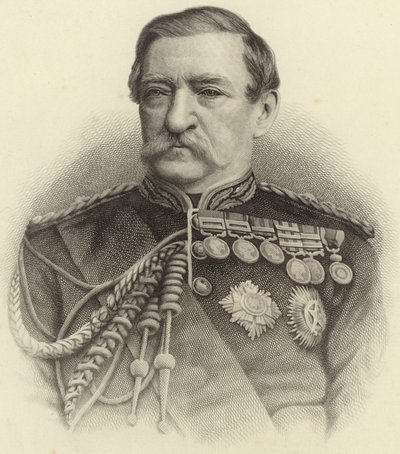 Feldmarszałek Robert Napier autorstwa English School
