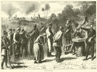 Sprawiedliwość polowa, wrzesień 1870 autorstwa English School