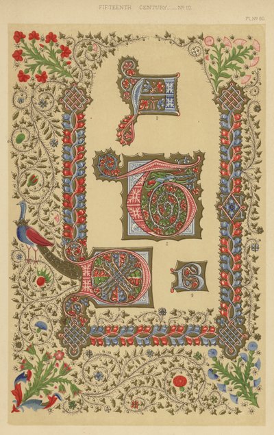 XV wiek (chromolitho) autorstwa English School